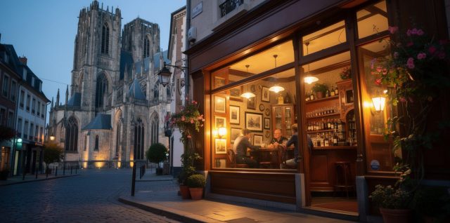 découvrez un bar chaleureux situé au cœur du quartier, à deux pas de la cathédrale, idéal pour partager des moments conviviaux dans une ambiance accueillante.