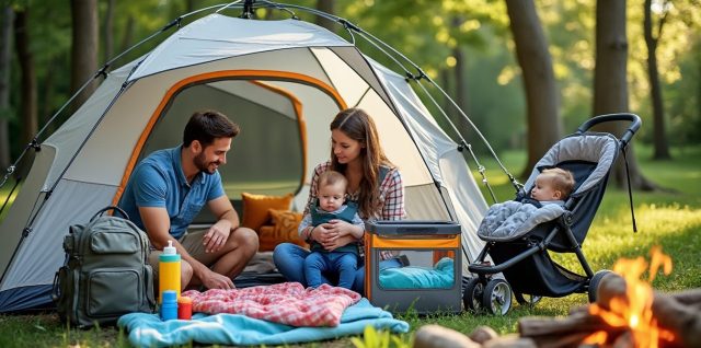 découvrez nos conseils essentiels pour bien s’équiper et assurer le confort et la sécurité de votre bébé lors de vos sorties camping en famille.