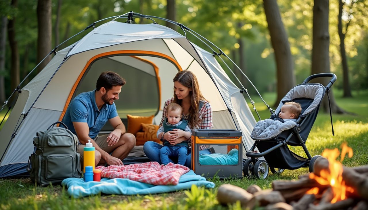 découvrez nos conseils essentiels pour bien s’équiper et assurer le confort et la sécurité de votre bébé lors de vos sorties camping en famille.